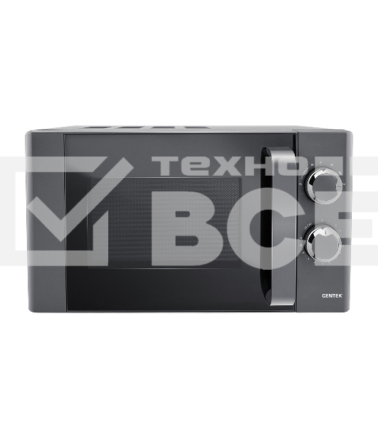 Микроволновая печь Centek CT-1583 серый, 20 л, 700 Вт, переключатели - поворотный механизм