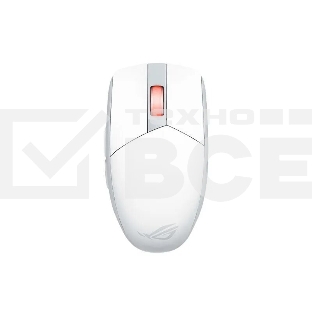 Мышь беспроводная ASUS ROG STRIX IMPACT III WIRELESS, 57g, 2.4GHz RF, Bluetooth, 36K DPI Sensor, 5 Prograммable Button, White