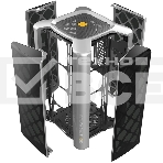 Компьютерный корпус без блока питания Geometric Future Model 2 The Ark, Midi-Tower, TG, no fans, 3xUSB-A 3.0, 1xUSB 3.2 Type-C, mATX, mITX Gray, фото6