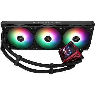 Система жидкостного охлаждения Thermalright Frozen Warframe ULTRA 360 ARGb Soc-AM5/AM4/1151/1200/2066/2011/1700 черный 4-pin 29.6dB Al LCD Ret (F-WFRAME-ULT-360-BL-ARGb)