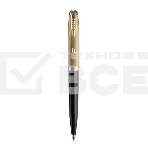Ручка шариковая Parker 51 Deluxe (CW2123513) Black GT, M, черные чернила, подарочная коробка, фото2