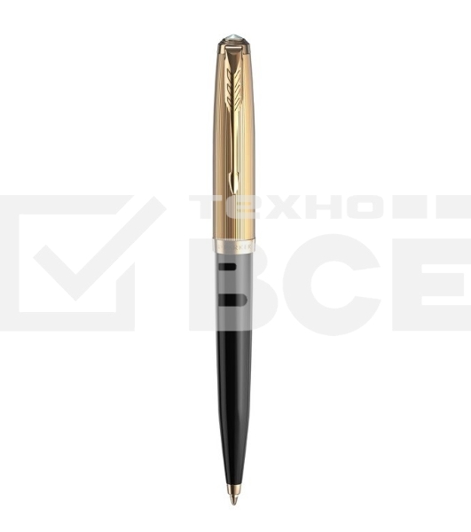 Ручка шариковая Parker 51 Deluxe (CW2123513) Black GT, M, черные чернила, подарочная коробка