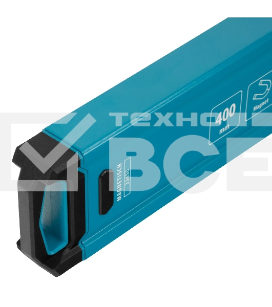 Уровень Gross 33650 алюминиевый, магнит., фрезерованный, 2 глазка, 0,5 мм/м, 400 мм