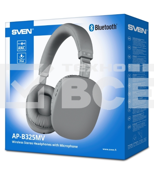 Наушники SVEN AP-B325MV, серый