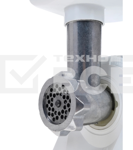 Мясорубка электрическая Ротор Дива-Р ЭМШ 35/300-2 белый, 1500 Вт, 0.6 кг/мин, реверс, насадки - 2