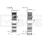 Труба гофрированная армированная PUSH-FIT L290-640 мм. D 110 мм, фото3