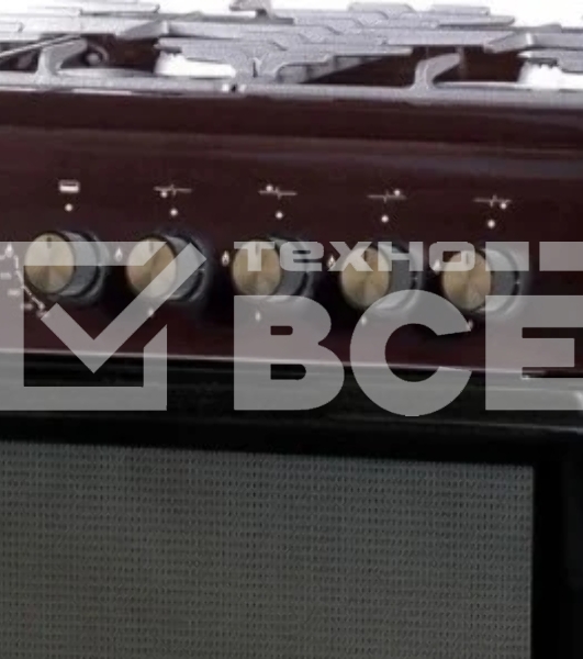 Плита комбинированная Flama L FK 1412 коричневый, конфорок 4 газовых, духовка 50 л, 50 см x 85 см x 60 см