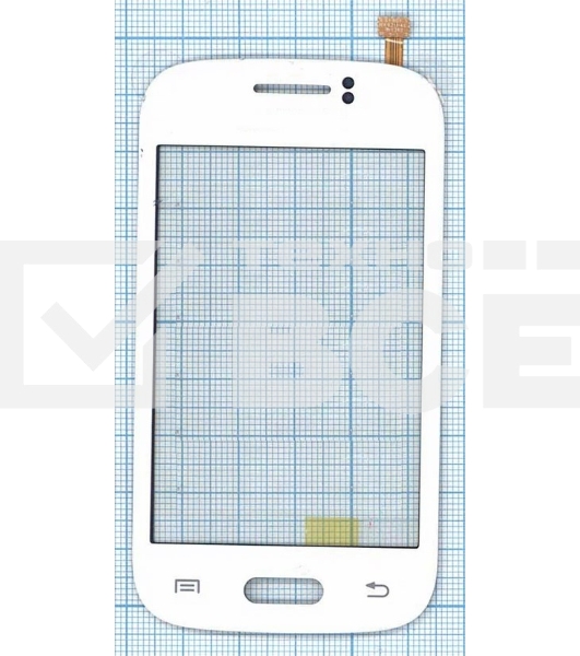 Сенсорное стекло (тачскрин) для Samsung Galaxy Young GT-S6310 GT-S6312, белое
