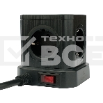 Сетевой фильтр Cablexpert Tower TWR-9-U4-B-2, 9р, 16А, 4хUSB, 3.1А, 2м, ур.защиты 4+, черный, коробка, фото4