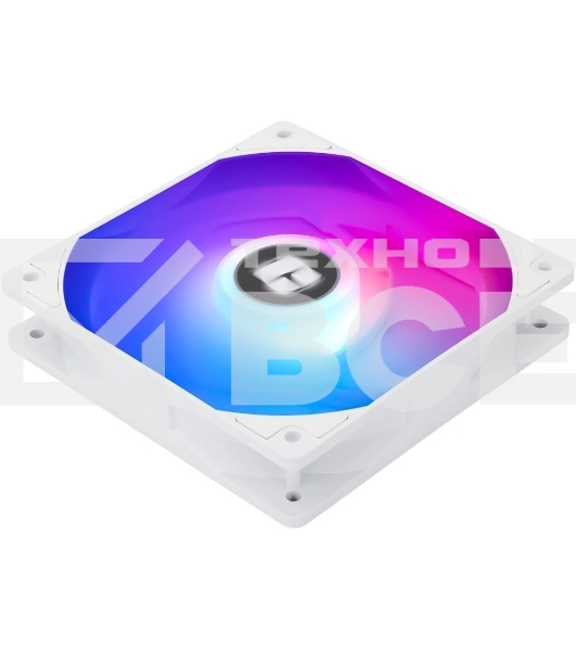 Кулер для корпуса Thermalright TL-C12CW-S (120x120x25мм, 4-pin PWM, ARGb, 66.17CFM, 25.6dBA, 1550RPM, белый)