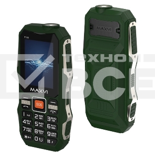 Мобильный телефон Maxvi P100 green