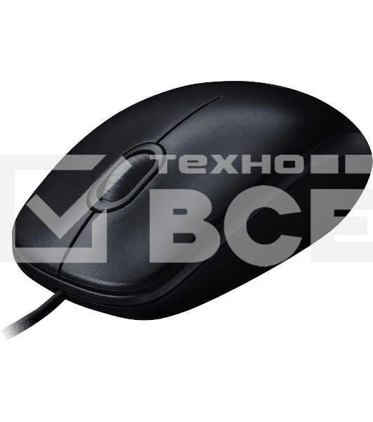 Мышь Logitech M100 черный оптическая 1000dpi USB 2but (910-006766)