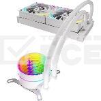 Система водяного охлаждения Formula Oasis L240 ARGB белый 120мм алюминий+медь 2000rpm 27.2db 4-pin 310W, фото5