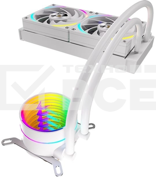 Система водяного охлаждения Formula Oasis L240 ARGB белый 120мм алюминий+медь 2000rpm 27.2db 4-pin 310W