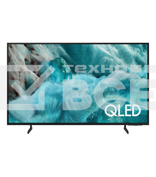Телевизор Samsung 55' QE55Q7FAAUXRU черный QLED 4K UHD 100Hz Smart TV