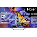 Телевизор Haier 43' S4 серебристый DLED UHD 60Hz Smart TV 2GB/16GB, фото 1