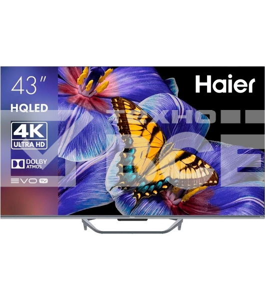 Телевизор Haier 43' S4 серебристый DLED UHD 60Hz Smart TV 2GB/16GB