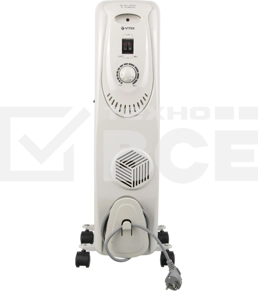 Масляный радиатор Vitek VT-1704 W белый