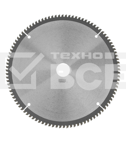 Пильный диск по алюминию Denzel ф255 х 30 мм, 100 зубьев