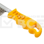 Щетка металлическая Denzel с пластмассовой ручкой, нержавеющая проволока, фото4