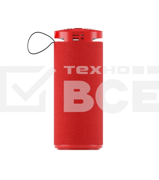 Портативная колонка SOUNDMAX SM-PS5015B красный