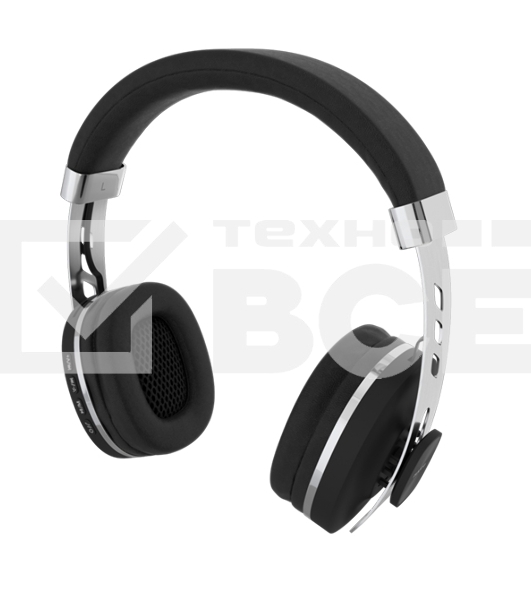 Беспроводные полноразмерные наушники Maxvi MHF-202BT черные, Bluetooth 5.3\FM\MP3\300 мАч\микрофон