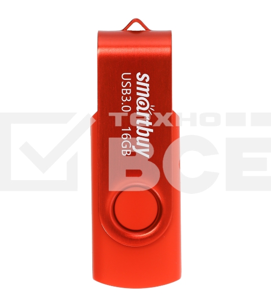 Флешка USB R/W SmartBuy R/W (SB016 Gb3TWR) UFD 3.0/3.1 016 Gb,Twist красный