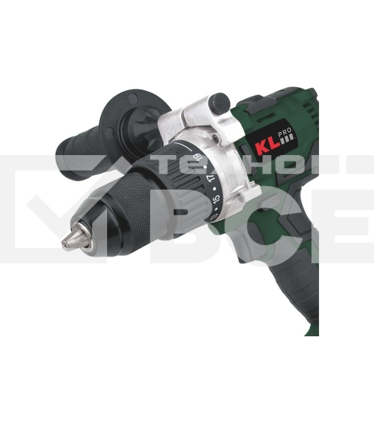 Профессиональный бесщеточный шуруповерт аккумуляторный Klpro KLNM18B-00 (18В, без ЗУ и АКБ, 60Нм, 2 скорости, 20-ступений к/м, подсветка,в кейсе)