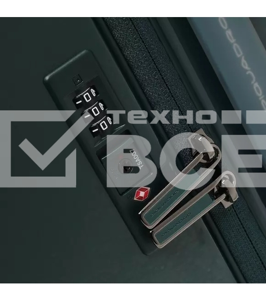 Чемодан Piquadro POP BV4427POP/VE 46x69x27см 67л. 4.43кг. поликарбонат/алюм. зеленый глянц.