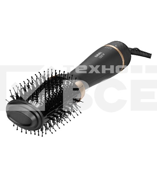 Фен-щётка BBK BHC3500 черный/шампань, 1200 Вт