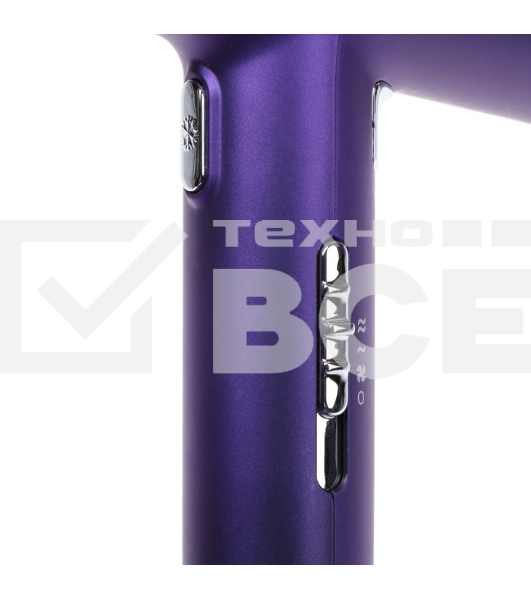 Фен SAKURA SA-4051V фиолетовый/серый, 1600 Вт, компактный