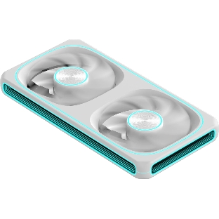 Вентилятор для корпуса Formula Air Fusion 2 Reverse ARGB 120х120x28 белый 4-pin 39.11дБ (упак.:2шт) (AIR FUSION 2 WH REVERSE) Ret