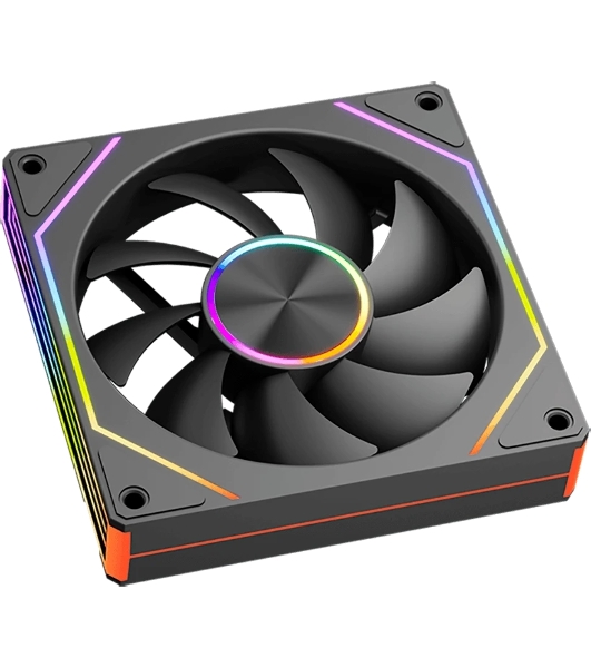 Вентилятор для корпуса PcCooler FG120R Reverse ARGB 120х120x25 черный 4-pin 28.4дБ (FG120R ARGB BK) Ret