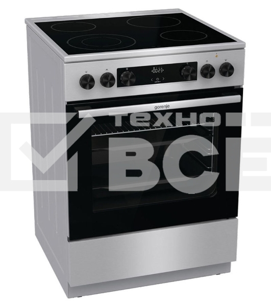 Электрическая плита Gorenje GECS6C70XC нержавеющая сталь