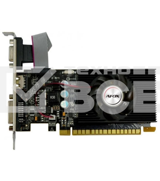 Видеокарта AFOX GT710 2G DDR3 64BIT, LP Single Fan , RTL (AF710-2048D3L5-V3)