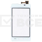 Сенсорное стекло (тачскрин) для LG Optimus L5 II E450 E460, белое, фото 1
