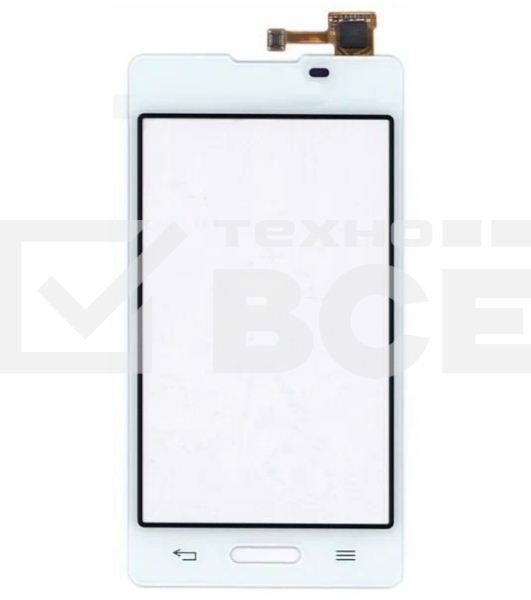 Сенсорное стекло (тачскрин) для LG Optimus L5 II E450 E460, белое