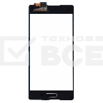 Сенсорное стекло (тачскрин) для Sony Xperia Z3+ / Z4, черное, фото2