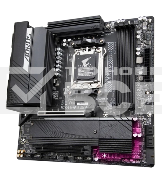 Материнская плата Gigabyte B650M AORUS ELITE, Socket AM5, AMD B650, 4xDDR5, 4xSATA, 2xM.2, 1xPCI-E 4.0 x16, 1xPCI-E 4.0 x4, 1xHDMI, 1xDP, 1x 2.5Gb LAN, 5xUSB-A 3.2 Gen 1, 2xUSB-A 3.2 Gen 2, 4xUSB-A 2.0, 1xUSB-C 3.2 Gen 2, 2x3.5 мм, 7.1, Micro-ATX