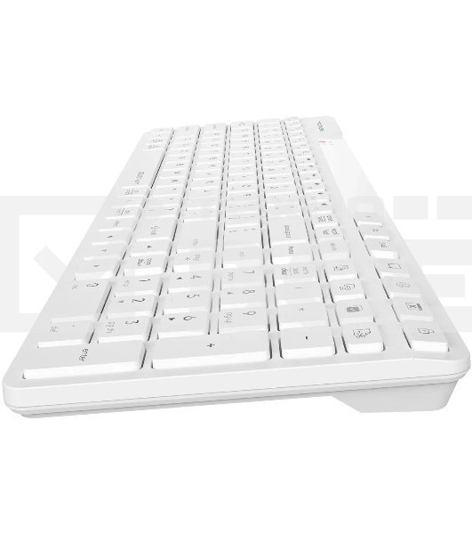 Клавиатура A4Tech Fstyler FBK27C AS белый USB беспроводная BT/Radio slim Multimedia (FBK27C AS)