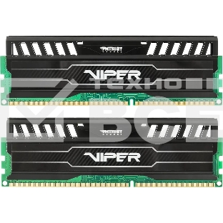 Оперативная память Patriot Viper 3, DDR3, 8GB (2x4 GB), 1600 MHz, CL9, радиатор, черный