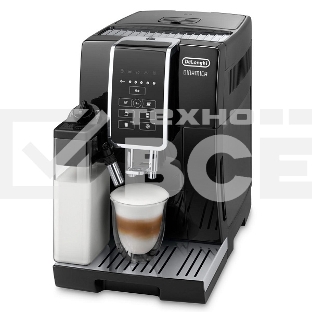 Кофемашина автоматическая DeLonghi ECAM350.50.B черный, исп. кофе - зерновой/молотый, 1.8 л, 1450 Вт, 15 Бар.