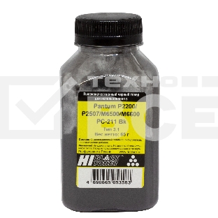 Тонер Hi-Black для Pantum P2200/P2507/M6500/M6600 PC-211 Bk, Тип 3.1, 65 г, банка