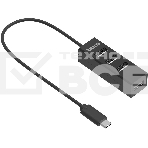 Разветвитель USB-C Buro BPH-C-1906 4порт. черный, фото2
