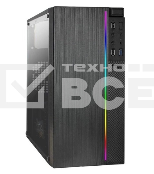 ПК IRU Game 510H6SEA MT i3 13100F (3.4) 16Gb SSD512Gb RTX3050 6Gb Free DOS GbitEth 500W черный (2074666)