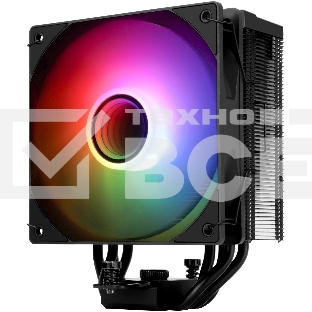 Устройство охлаждения(кулер) Thermalright Assassin Spirit 120 Vision ARGb Soc-AM5/AM4/1200/1700/1851 черный 4-pin 27dB Al+Cu LCD Ret (AS120-VISION-BL-ARGb)