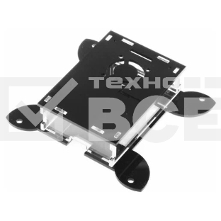 Корпус Qumo, VESA 100x100+вентилятор, Raspberry Pi 4 , акрил, black(RS043)