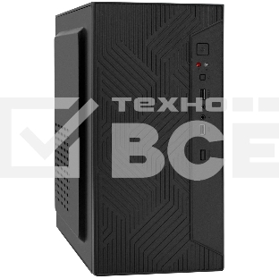 Компьютерный корпус Minitower ExeGate BAA-303-UNS400 (mATX, БП UNS400 с вент. 12см, 2*USB, HD Audio, черный)