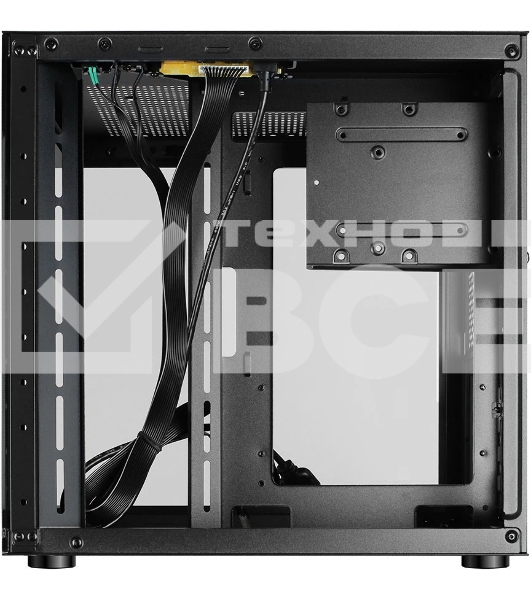 Компьютерный корпус Ginzzu V100 закаленное стекло 1хUSB 3.0,1хUSB 2.0, AU mATX