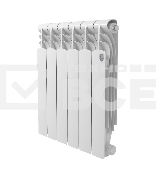 Радиатор алюминиевый Royal Thermo Revolution A 500 - 6 секц.